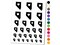 Sniggle Sloth; Nevada State with Heart Temporary Tattoo Water Resistant Fake Body Art Set Collection; Category:Temporary Tattoos; Image:2